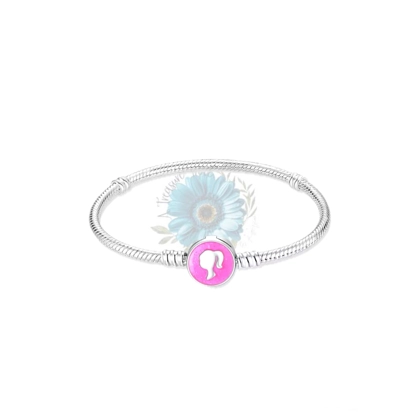 Silhouette charm bracelet