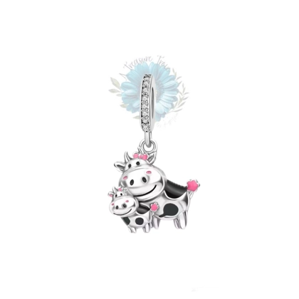 Mum and baby cow charm Mum and baby cow charm