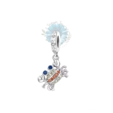 Jewelled crab charm