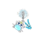 Crab and seaweed charm