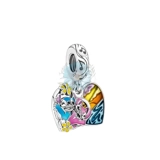 Angel and stitch dangle charm