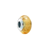 Yellow glass bead charm
