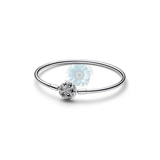Snowflake charm bangle