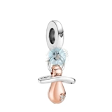 Dummy silver/rose gold charm