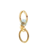 Round charm keyring