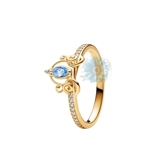 Cinderella gold carriage ring