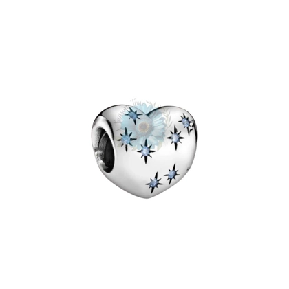 Heart shaped star charm Heart shaped star charm