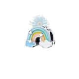 Rainbow and cloud charm