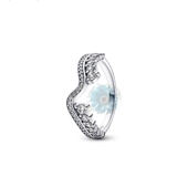 Asymmetrical wave ring
