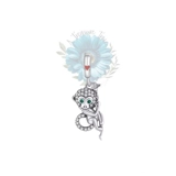 Jewelled monkey charm