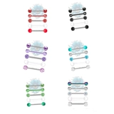 Set of 5 tongue bars