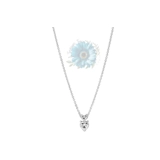 Double heart necklace
