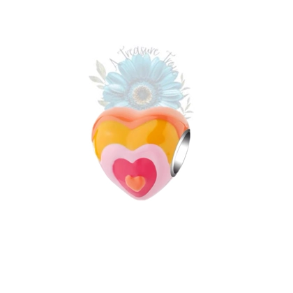 Rainbow love heart charm Rainbow love heart charm