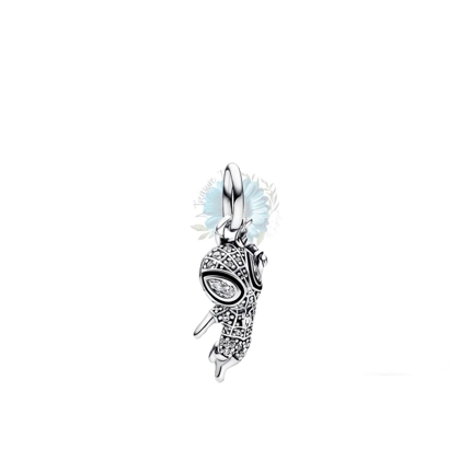 Silver dangle Spider-Man charm Silver dangle Spider-Man charm