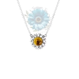 Sunflower necklace