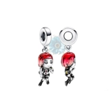 Black widow charm