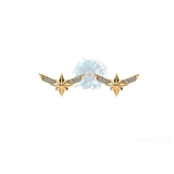 Captain marvel stud earrings