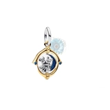 Spinning moon charm