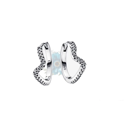 Wave hoop earrings Wave hoop earrings
