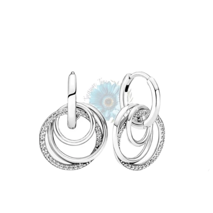 Encircled hoop earrings Encircled hoop earrings