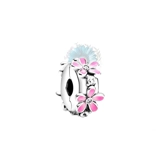 Pink daisy safety clip