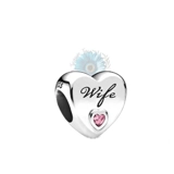 Wife heart charm