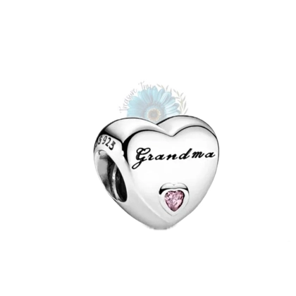 Grandma heart charm Grandma heart charm