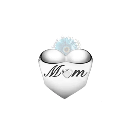 Mum silver heart charm Mum silver heart charm