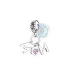 Mum silver dangle charm
