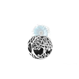 Round family tree charm