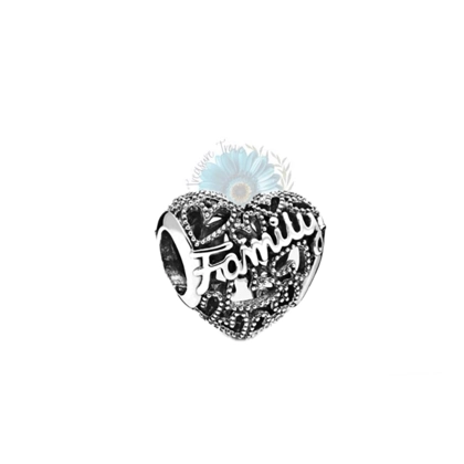 Heart family charm Heart family charm