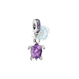 Coloured turtle charm