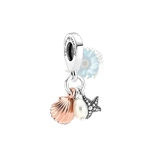 Starfish/pearl/shell dangle charm