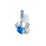 Blue crab with starfish charm