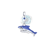 Blue shark charm