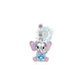 Elephant gem charm