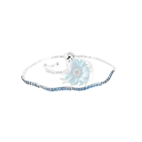 Wave gemmed bracelet