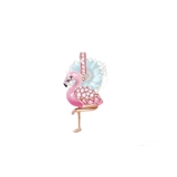 Rose gold flamingo charm