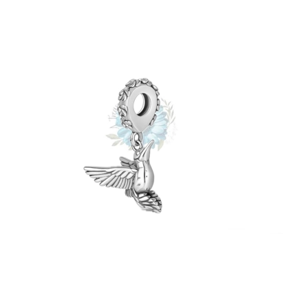 Silver bird charm Silver bird charm