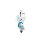 Blue parrot charm