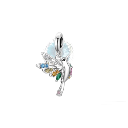 Rainbow wing bird charm Rainbow wing bird charm