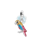 Red and yellow parrot charm