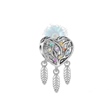 Gem family tree dreamcatcher charm