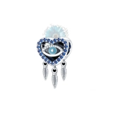 Evil eye dreamcatcher charm