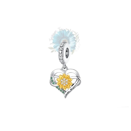You are my sunshine heart charm You are my sunshine heart charm