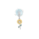 Single sunflower charm
