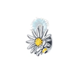 Sunflower and bee charm