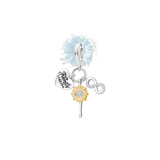 Sunflower and infinity charm