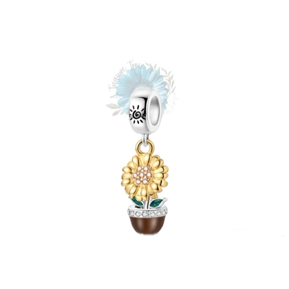 Sunflower in a pot charm Sunflower in a pot charm
