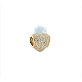 Jewelled heart charm
